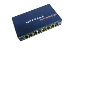 NETGEAR PROSAFE 8 PORT GIGABIT SWITCH GS108 v3 WITH POWER CORD
